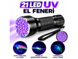 21 LED UV El Feneri