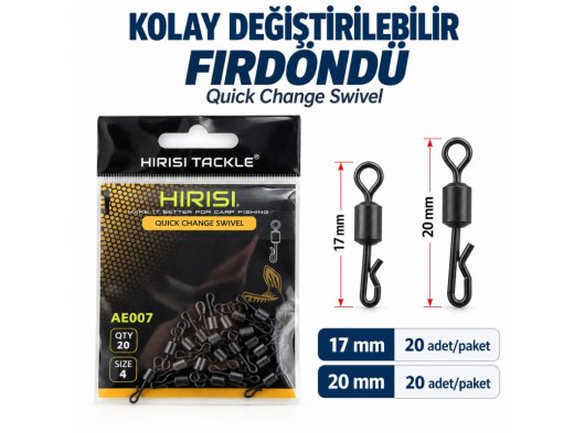 Kolay Değiştirilebilir Fırdöndü