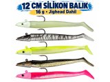 12 cm 16g Silikon Balık