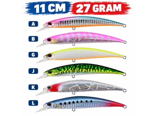Ikatere 11cm 27g Sinking Minnow