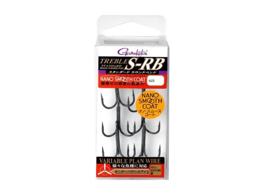 Gamakatsu Treble S-RB No.8 Üçlü İğne (Nano Smooth Coat)