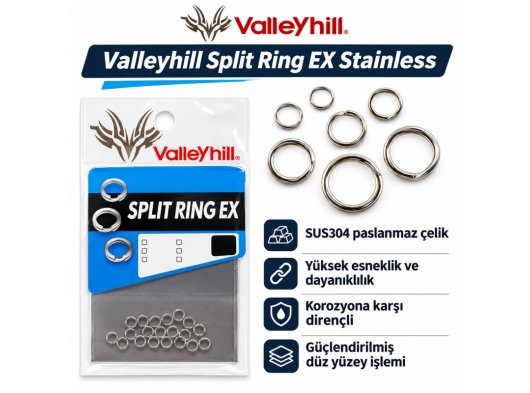 Valleyhill Split Ring EX Paslanmaz